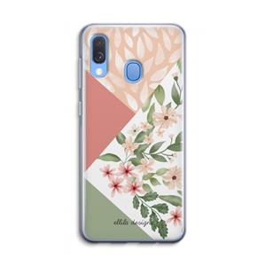 CaseCompany Sweet heaven geometrics: Samsung Galaxy A40 Transparant Hoesje