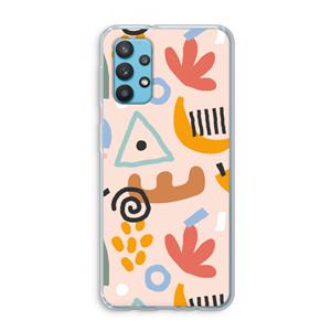 CaseCompany Abstract: Samsung Galaxy A32 4G Transparant Hoesje