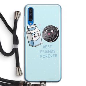CaseCompany Best Friend Forever: Samsung Galaxy A50 Transparant Hoesje met koord