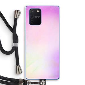 CaseCompany Flow mist pastel: Samsung Galaxy Note 10 Lite Transparant Hoesje met koord