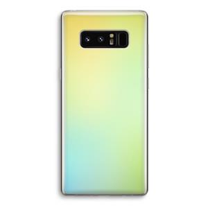 CaseCompany Minty mist pastel: Samsung Galaxy Note 8 Transparant Hoesje
