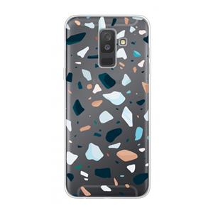 CaseCompany Terrazzo N°13: Samsung Galaxy A6 Plus (2018) Transparant Hoesje