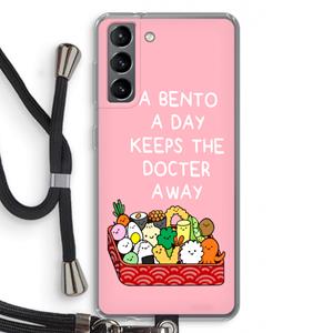 CaseCompany Bento a day: Samsung Galaxy S21 Transparant Hoesje met koord