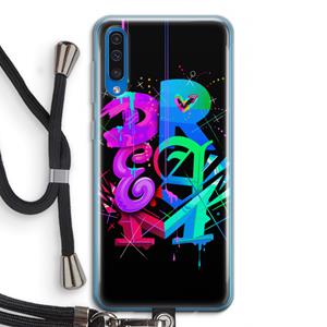 CaseCompany Dream: Samsung Galaxy A50 Transparant Hoesje met koord