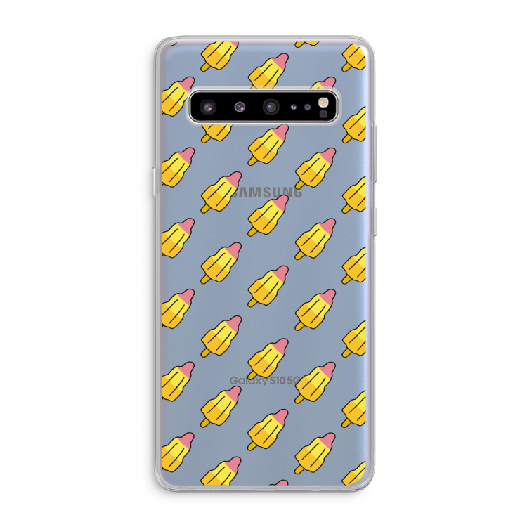 CaseCompany Waterijsjes: Samsung Galaxy S10 5G Transparant Hoesje