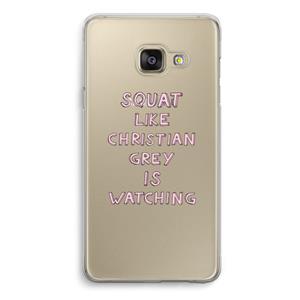 CaseCompany Christian Grey: Samsung A3 (2017) Transparant Hoesje