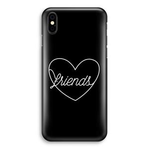 CaseCompany Friends heart black: iPhone X Volledig Geprint Hoesje