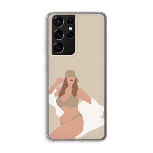 CaseCompany One of a kind: Samsung Galaxy S21 Ultra Transparant Hoesje