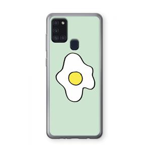 CaseCompany Spiegelei: Samsung Galaxy A21s Transparant Hoesje