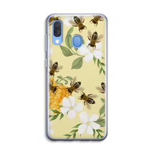 CaseCompany No flowers without bees: Samsung Galaxy A40 Transparant Hoesje