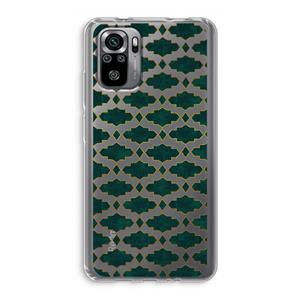 CaseCompany Moroccan tiles: Xiaomi Redmi Note 10S Transparant Hoesje