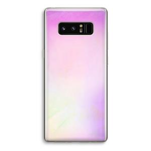 CaseCompany Flow mist pastel: Samsung Galaxy Note 8 Transparant Hoesje