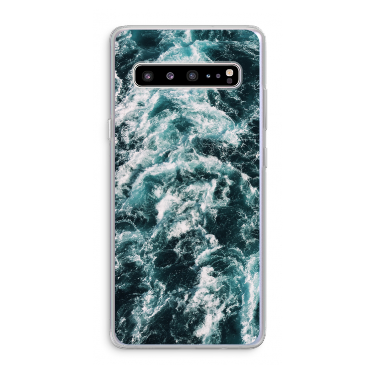 CaseCompany Zee golf: Samsung Galaxy S10 5G Transparant Hoesje