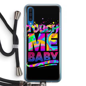 CaseCompany Touch Me: Samsung Galaxy A50 Transparant Hoesje met koord