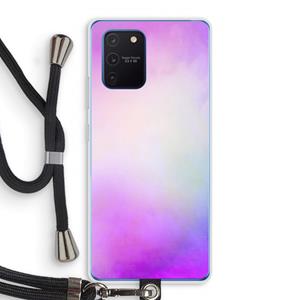 CaseCompany Clouds pastel: Samsung Galaxy Note 10 Lite Transparant Hoesje met koord