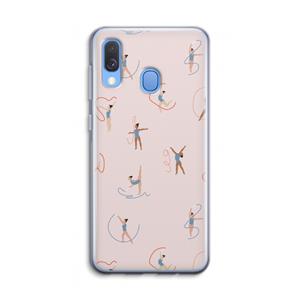 CaseCompany Dancing #3: Samsung Galaxy A40 Transparant Hoesje