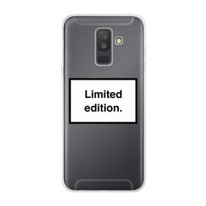 CaseCompany Limited edition: Samsung Galaxy A6 Plus (2018) Transparant Hoesje