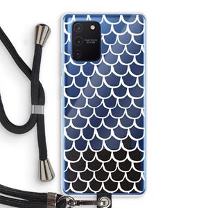 CaseCompany Dakpannetjes: Samsung Galaxy Note 10 Lite Transparant Hoesje met koord