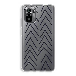 CaseCompany Marrakech Arrows: Xiaomi Redmi Note 10S Transparant Hoesje