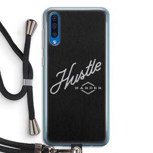 CaseCompany Hustle: Samsung Galaxy A50 Transparant Hoesje met koord