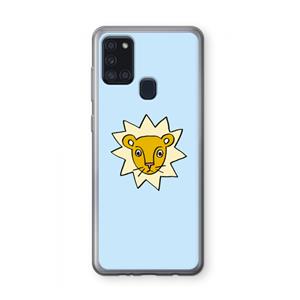 CaseCompany Kleine leeuw: Samsung Galaxy A21s Transparant Hoesje