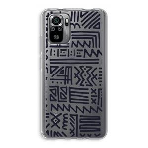 CaseCompany Marrakech print: Xiaomi Redmi Note 10S Transparant Hoesje