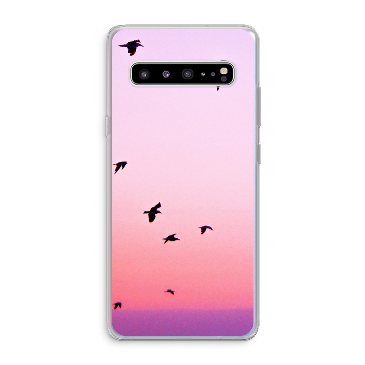 CaseCompany Fly away: Samsung Galaxy S10 5G Transparant Hoesje