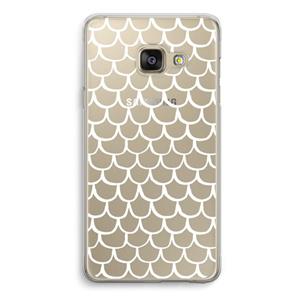 CaseCompany Dakpannetjes: Samsung A3 (2017) Transparant Hoesje
