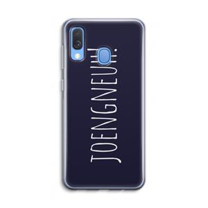 CaseCompany Joengneuh!: Samsung Galaxy A40 Transparant Hoesje