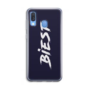 CaseCompany Biest: Samsung Galaxy A40 Transparant Hoesje