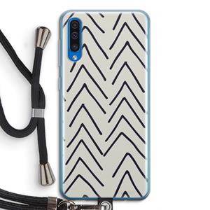 CaseCompany Marrakech Arrows: Samsung Galaxy A50 Transparant Hoesje met koord