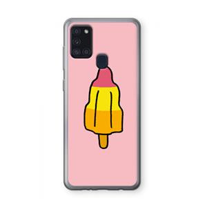 CaseCompany Raketijsje: Samsung Galaxy A21s Transparant Hoesje