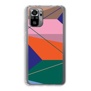CaseCompany Gestalte 1: Xiaomi Redmi Note 10S Transparant Hoesje