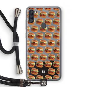 CaseCompany Giants: Samsung Galaxy A11 Transparant Hoesje met koord