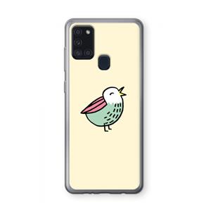 CaseCompany Birdy: Samsung Galaxy A21s Transparant Hoesje