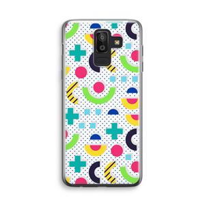 CaseCompany 8-bit N°1: Samsung Galaxy J8 (2018) Transparant Hoesje