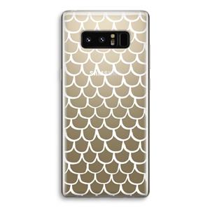 CaseCompany Dakpannetjes: Samsung Galaxy Note 8 Transparant Hoesje