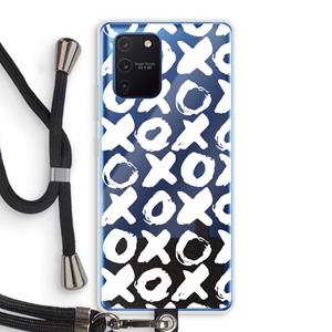 CaseCompany XOXO: Samsung Galaxy Note 10 Lite Transparant Hoesje met koord