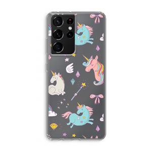 CaseCompany Fantasiewereld: Samsung Galaxy S21 Ultra Transparant Hoesje