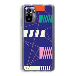CaseCompany Gestalte 5: Xiaomi Redmi Note 10S Transparant Hoesje