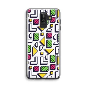 CaseCompany 8-bit N°4: Samsung Galaxy J8 (2018) Transparant Hoesje