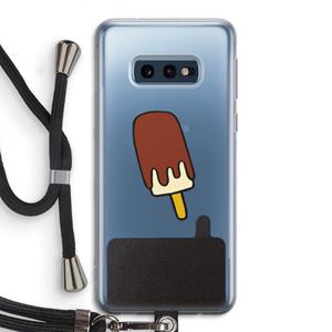 CaseCompany Frisco: Samsung Galaxy S10e Transparant Hoesje met koord