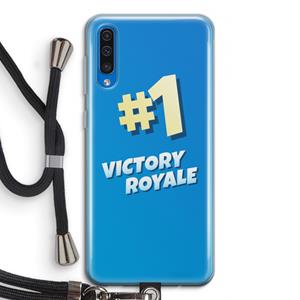 CaseCompany Victory Royale: Samsung Galaxy A50 Transparant Hoesje met koord