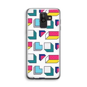 CaseCompany 8-bit N°7: Samsung Galaxy J8 (2018) Transparant Hoesje
