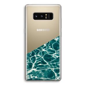 CaseCompany Weerkaatsing water: Samsung Galaxy Note 8 Transparant Hoesje