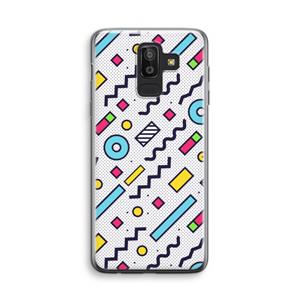 CaseCompany 8-bit N°8: Samsung Galaxy J8 (2018) Transparant Hoesje
