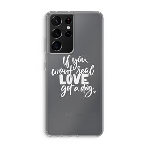 CaseCompany Partner in crime: Samsung Galaxy S21 Ultra Transparant Hoesje