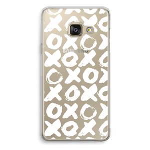 CaseCompany XOXO: Samsung A3 (2017) Transparant Hoesje