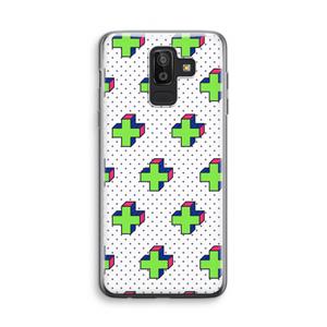 CaseCompany 8-bit N°10: Samsung Galaxy J8 (2018) Transparant Hoesje