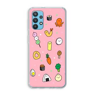 CaseCompany Happy bento friends: Samsung Galaxy A32 4G Transparant Hoesje